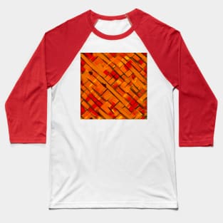 Comic Book Style Brick Wall (MD23Bgs008c) Baseball T-Shirt